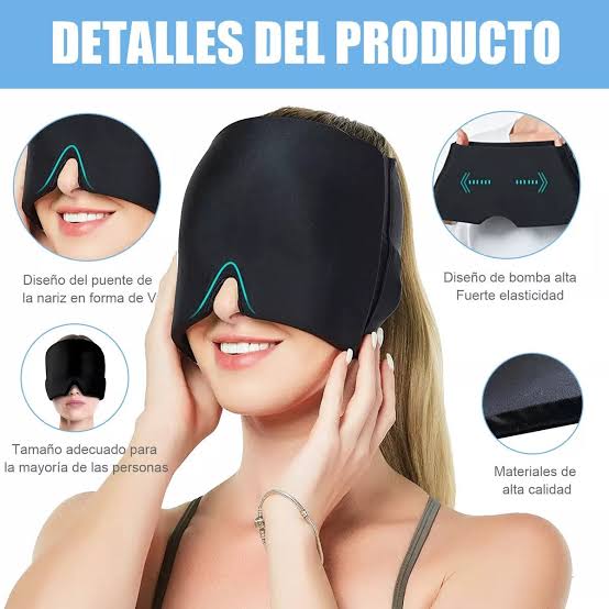 GORRO ANTIFAZ PARA MIGRAÑA / ALIVIO PARA DOLORES FUERTES DE CABEZA