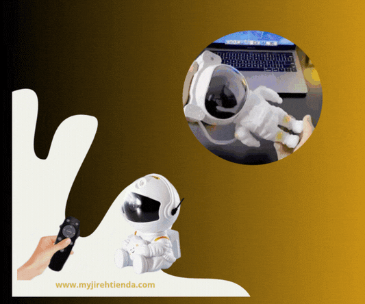 🌌 EL UNIVERSO EN TU HABITACION – PROYECTOR ASTRONAUTA BLUETOOTH