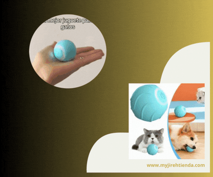 PELOTA AUTOMATICA PARA GATOS | DIVERSION Y EJERCICIOS